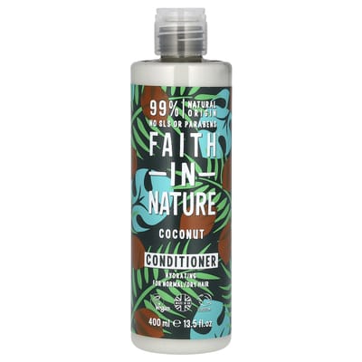Faith in Nature, Conditioner, For Normal/Dry Hair, Coconut, 13.5 fl oz (400 ml)