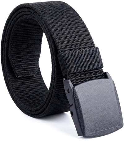 Dailygoods - Verstelbare Nylon Riem voor Heren met Automatische Gesp