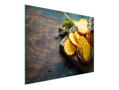 TMK ArtDeko - Snijplank - Gehard Glas - 52x30 cm - Ananas Motief