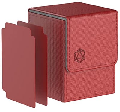 Verzamelkaartenbox met 2 scheidingsvakken voor 110 kaarten - Ideale kaartenhouder voor speelkaarten
