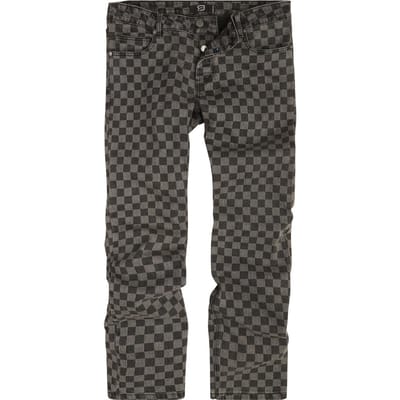 R.E.D. Rock-Engineered Design grijs geruite jeans - Heren - W32L34