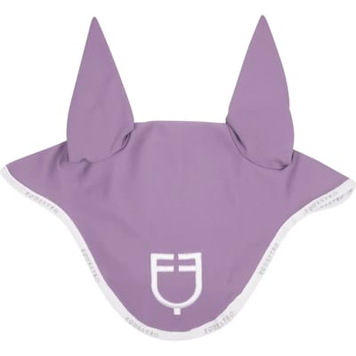 Korte muts van technische stof met logo Equestro