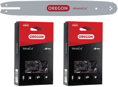 Oregon VersaCut Kombo zaagblad + 2x zaagketting 35 cm 3/8" LP 1,3 mm 50 TG ( 559166 )