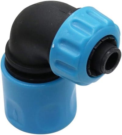 VHV - Slangkoppeling - 90 graden tuinslang adapter - snelle 1/2 inch koppeling - Voor tuin en irrigatie