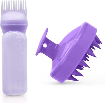 Haarverf Applicator Set met Borstel, Fles en Kam - Perfect voor Thuis Haarverven en Stylen