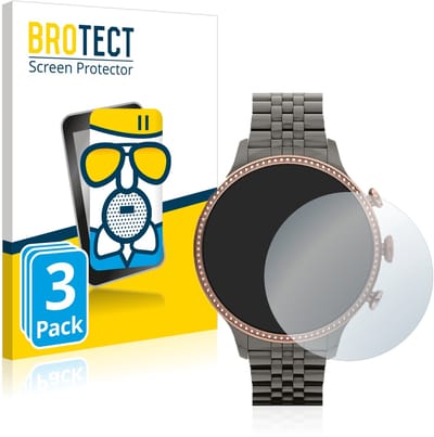 BROTECT - Screenprotector voor Fossil Gen 6 (42mm) - Folie Beschermfolie Beschermglas matte 3 Stuks