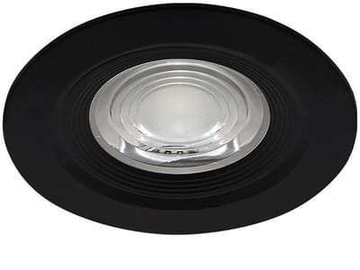 LED Inbouwspot - Brinton - 7W 630lm 38D - IP54 Waterdicht - 840 Natuurlijk Wit 4000K - Rond - Zwart