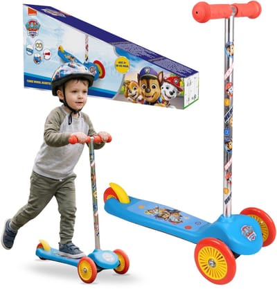 Paw Patrol Driewielige step voor kinderen, evenwichtsstep, antislip, opvouwbaar tot 20 kg