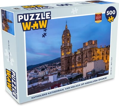 Puzzel Katholieke kathedraal van Málaga op Andalusië Spanje - Legpuzzel - Puzzel 500 stukjes