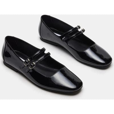 Steve Madden Alisah Sandals Black Patent Maat: 38 | Ballerina's Outlet | Dames | Zwart