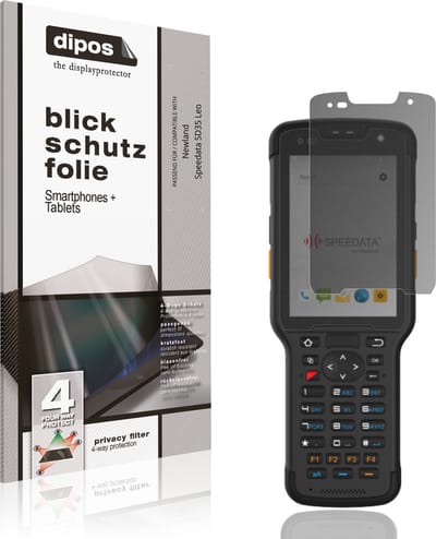 dipos – Matte Privacy Screenprotector geschikt voor Newland Speedata SD35 Leo | Anti-Spy Beschermfolie