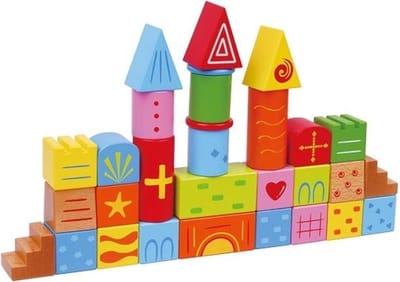 New Classic Toys - Bouwblokken - Fantasie - 30 stk.