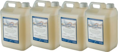 Shampoo Creamy Wellness - 5 Liter - set van 4 stuks - navulling - Voordeelverpakking - Haarverzorging