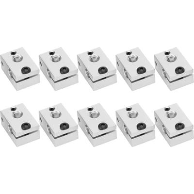 10 stuks Aluminium Verwarmingsblok PT100 Sensor voor V6 3D Printer Verwarmer Nozzle Accessoires white