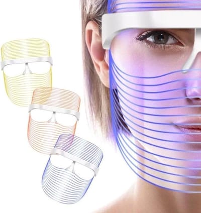 Beauty masker – Lichttherapie – Draadloos - Lichttherapie Gezichtsmasker – LED Masker Beauty - Skincare Routine – LED – Puistjes – Acne – Anti Rimpel - Huidverbetering – Huidverzorgingsmasker - Hyperpigmentatie – Anti-age – Face Mask