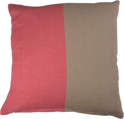 Kussen Shanti Half Half Roze | 45 X 45 | Sierkussen Voor Woonkamer Of Slaapkamer