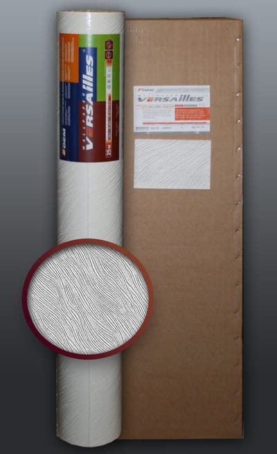 Overschilderbaar reliëfbehang EDEM 80359BR70 Behang linnen look golven patroon vliesbehang structuur behang wit 4 rol 106 m2