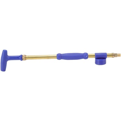 Tuindrankfles Handmatige Spuitfles Plastic Koper 36,5 mm Handbediende Duw-trek Enkelhoofd Vernevelende Spuit voor Patio blue