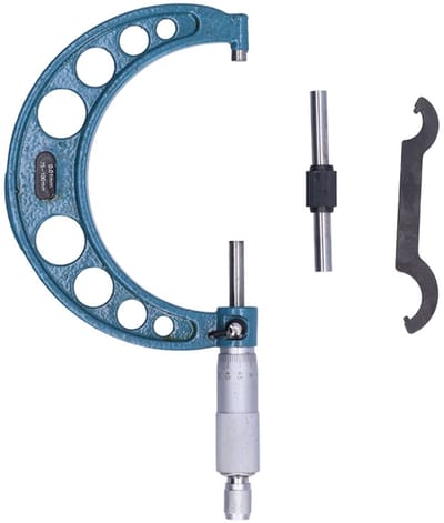 Cosensi- Buitenmicrometer 75-100 Mm Hoge Nauwkeurigheid - Roestvrij Staal - Duidelijke Schaal - Meetinstrument - Breed Toepasbaar - Nauwkeurigheid 0,01 Mm