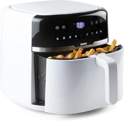 Airfryer - Hete Lucht Friteuse - Gezond Frituren - 8 Liter Capaciteit - 1800 Watt - Wit