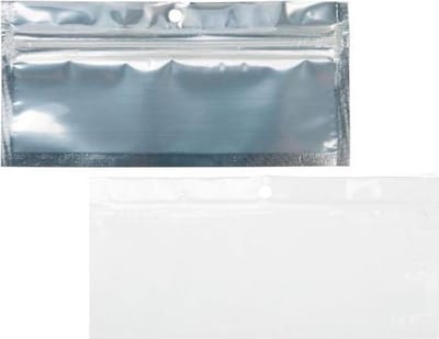 Gripzakken Transparant/Wit 5x5cm (100 stuks) | ziplock | gripzak | ziplock zakken | ziplock zakjes
