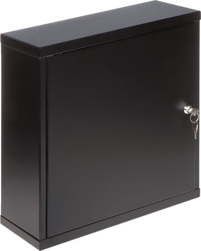 WL4 STC4-B zwarte universele afsluitbare stalen montage kast