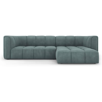 Hoekbank Francesca chenille rechts 3-zits | Milo Casa
