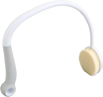 Ergonomische Badborstel met Lange Gebogen Handgreep, U-vormige Doucheborstel en Scrubber voor Ouderen en Personen met Beperkingen, Ideaal voor Lichaamsverzorging en Hygiëne
