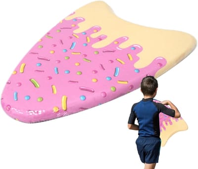 Zwemtraining kick-board, schattig cartoon zwemmen kick-board zwemtraining voor kinderen, cartoon zwemmen, zweimoefenvlotter voor kinderen, meisjes jongens, draagbare watersport drijvend