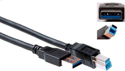 ACT USB 3.0 A male - USB B male 2,00 m SB3019