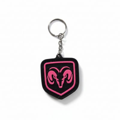Dodge Sleutelhanger - Zwart/Roze