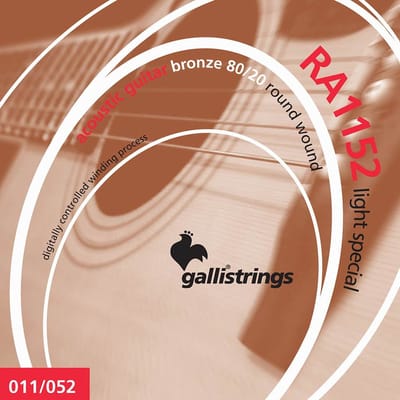 Galli RA1152 80/20 Bronze Akoestische Gitaar Snaren Light Special (011–052)