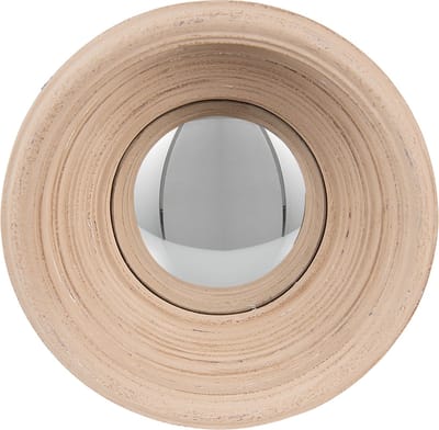 Clayre & Eef Spiegel Ø 24 cm Beige Kunststof
