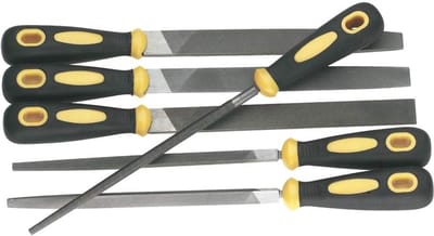 Vijlset met rubberen handgrepen - 6-delig, 12,2 inch