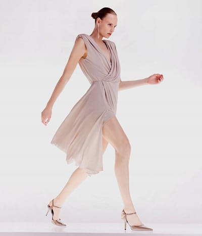 Karen Millen - Midi Jurk - Beige - Voor Lange Vrouwen - Maat L