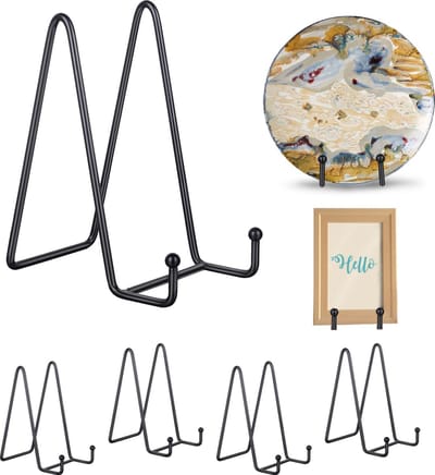 La'Moussawi ® Tijdloze Elegantie Metalen Presentatiestandaard Voor Kunstwerken, Boeken En Decoraties - Set Van 5 Stuks