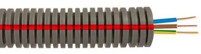 Pipelife Preflex flexibele buis 5/8 (16mm) met 3x2,5 mm2 VD-draad, rol 50 meter