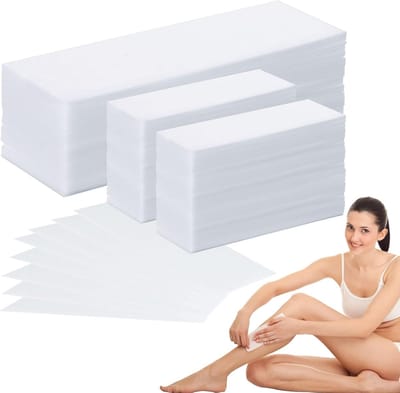 Wax Strips - Ontharingsstrips Vlies - Haar Verwijderen - Scheurvast Materiaal - 300 Stuks - Wit