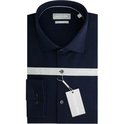Slim fit piqué shirt Michael Kors Solid