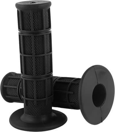 Universele Silicone Motorcross Handvatten 22mm 7/8" - Comfortabele Grip voor Motorrijden en Offroad Gebruik (Zwart)