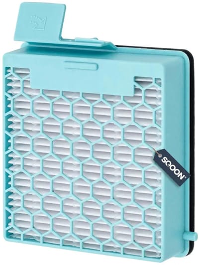 SQOON® Hygiene AirClean HEPA-filter geschikt voor Miele SF-HY 60 stofzuigers - Gelijk aan model: 11639240 - Vervangt origineel voor schone en allergievrije uitblaaslucht