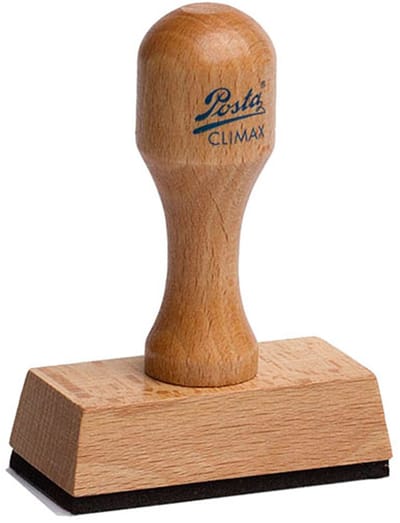 Houten stempel Posta Climax 2040 | 38x18mm