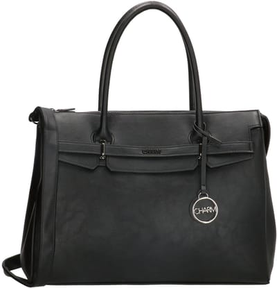 Charm London Bromley Laptoptas 15,6 inch (34.5x19.4 cm) - Zwart