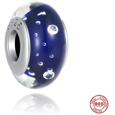 Koper Murano Glas Kralen Charms Kralen Passend op Echte Armbanden Doe-het-zelf Sieraden Accessoires Cadeaus Voor Vrouwen gray