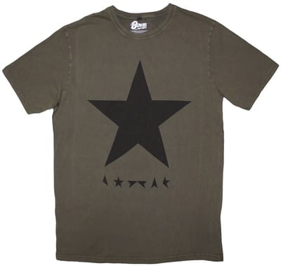 David Bowie - Blackstar Heren T-shirt - 2XL - Groen