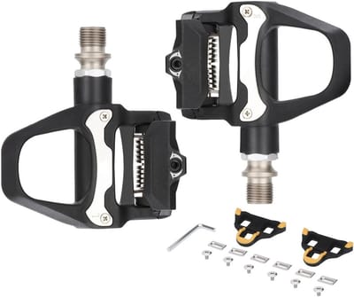 Duurzame Nylon Fietspedalen met Chrome Moly Stalen As, Geschikt voor SPD Grip Fietsschoenen voor Efficiënt Fietsen en Verbeterde Grip