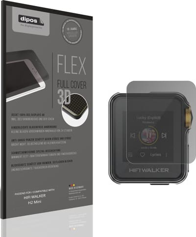 dipos FLEX – Matte Privacy Screenprotector geschikt voor HIFI WALKER H2 Mini | Volledige Schermbescherming | Case-Friendly