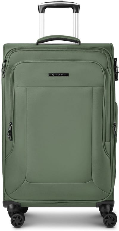 Franky Melbourne 3.0 4-wiel trolley 69 cm met uitbreidingsplooi - Zachte bagage - Combinatieslot - olive