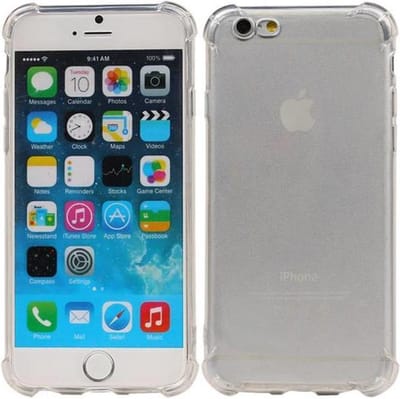 Transparant Schokbestendig TPU hoesje voor iPhone 6