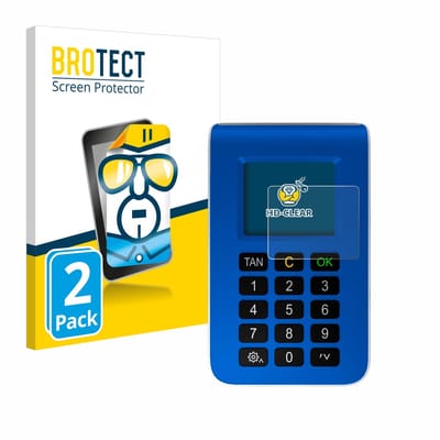 BROTECT - Screenprotector voor REINER SCT tanJack photo QR - Folie Beschermfolie transparant 2 Stuks